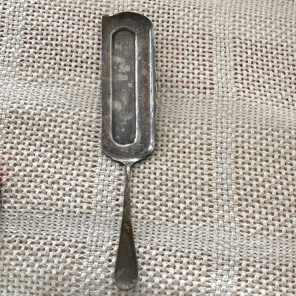 Antique Silver Plate Fish Server